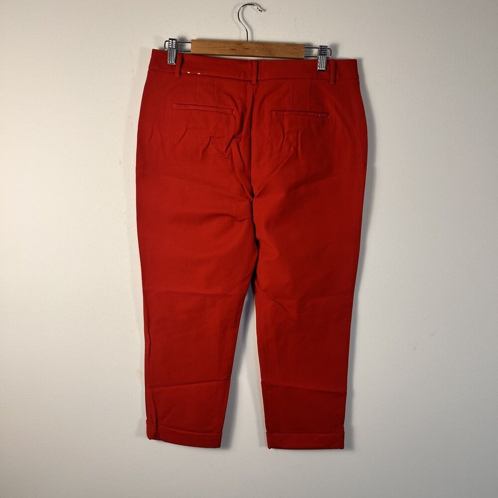 The Slim Crop Women's Crop Pants Size 10 Career Casual Stretch Pull On Trouser - Picture 6 of 12